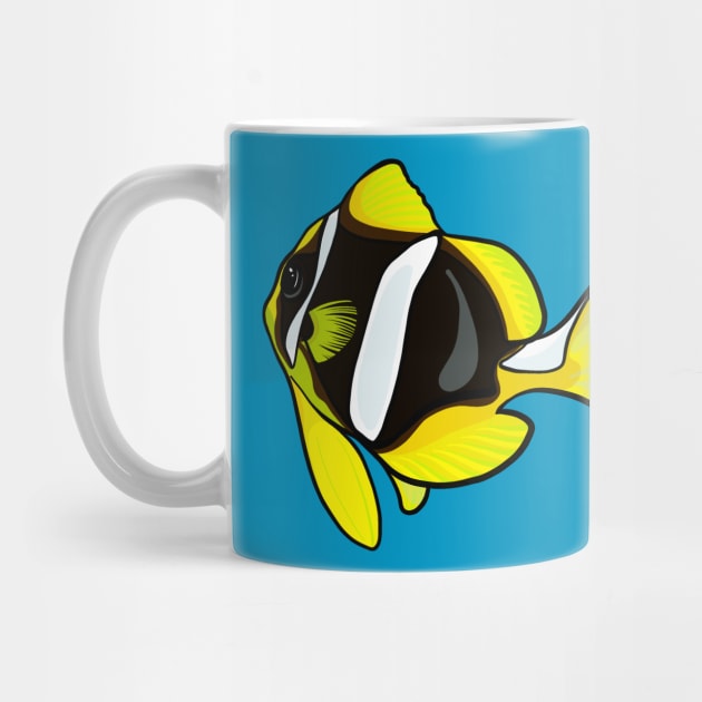 Yellowtail Clownfish by Inklings of Grace